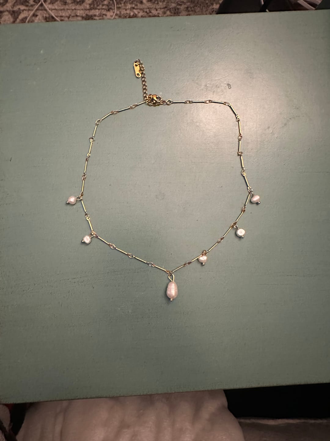 Customer photo review of Santorini Pearl Necklace (Bundle)