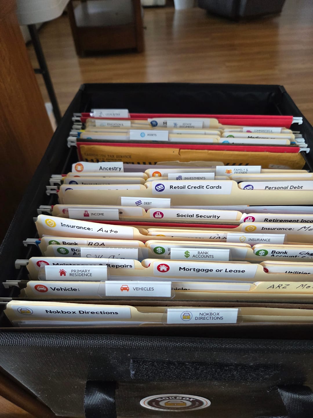 Customer photo review of Empty The Nokbox™ Fireproof Box
