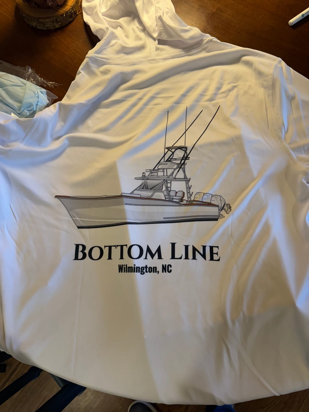 Customer photo review of Custom Dri-Fit Fishing Hoodies