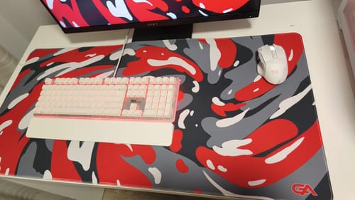 Customer photo review of Adrenaline Swirl Mousepad