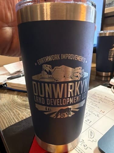Customer photo review of (6 Pieces) Laser Engraved Tumbler | 20 oz