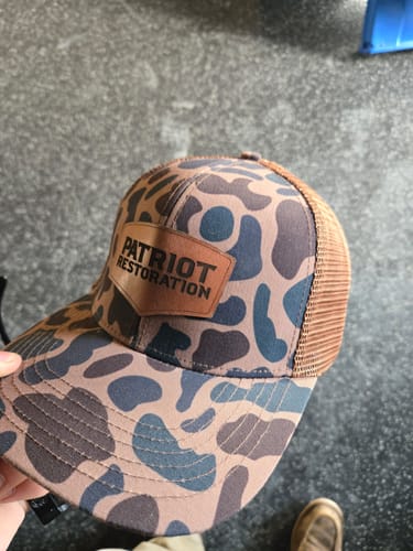 Customer photo review of Custom Slate Old’s Cool Trucker Hats - Lost Hat Co.