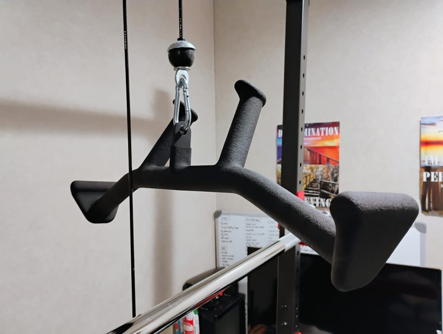 Customer photo review of 2-in-1 Lat Pulldown Bar PJ02