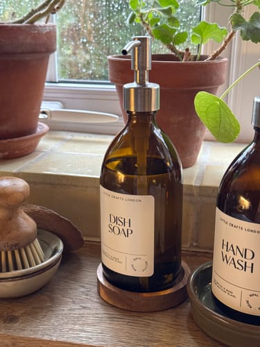 Customer photo review of Acacia Wood Single Bottle Holder