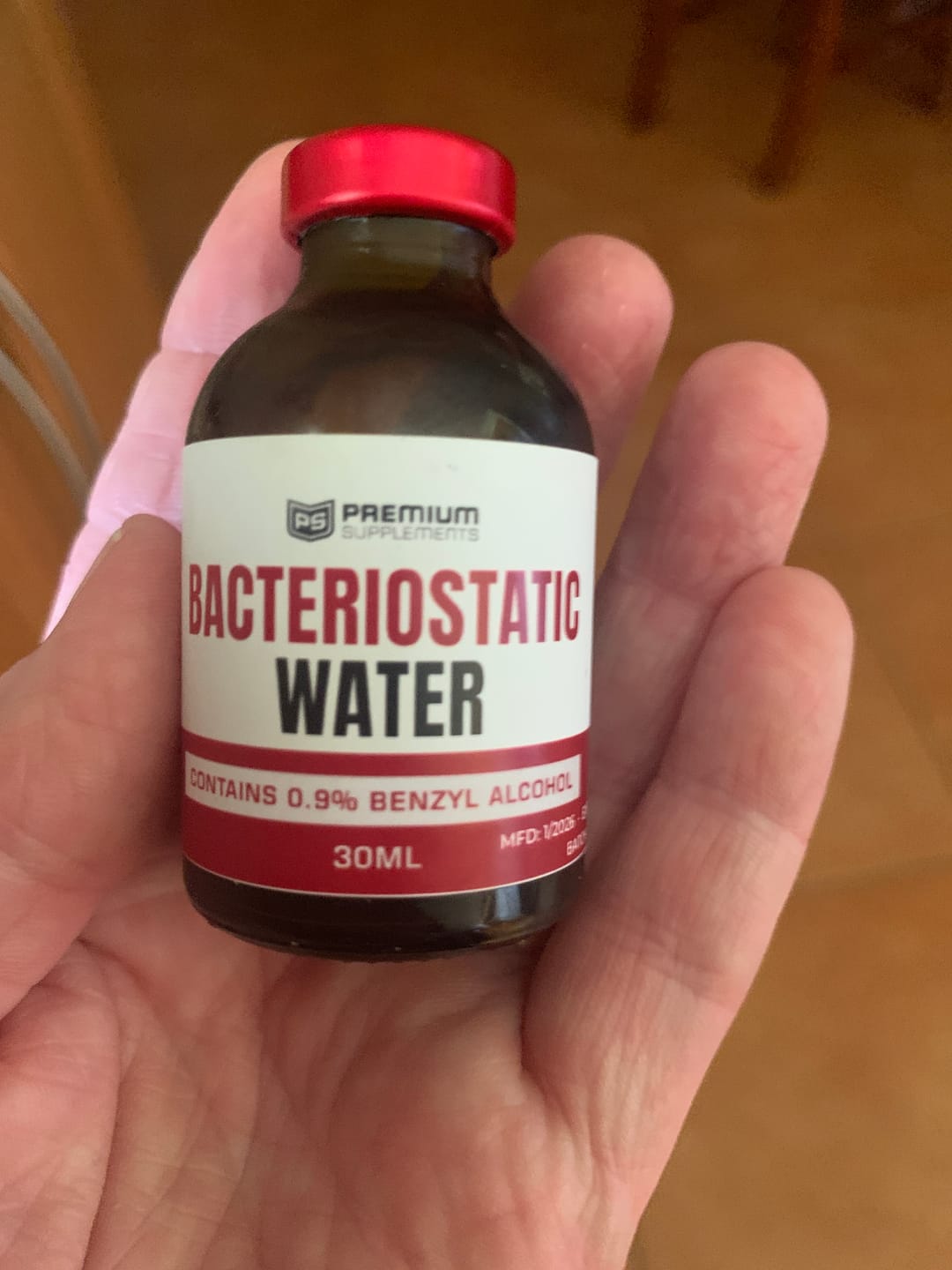 Customer photo review of Bacteriostatic Water
