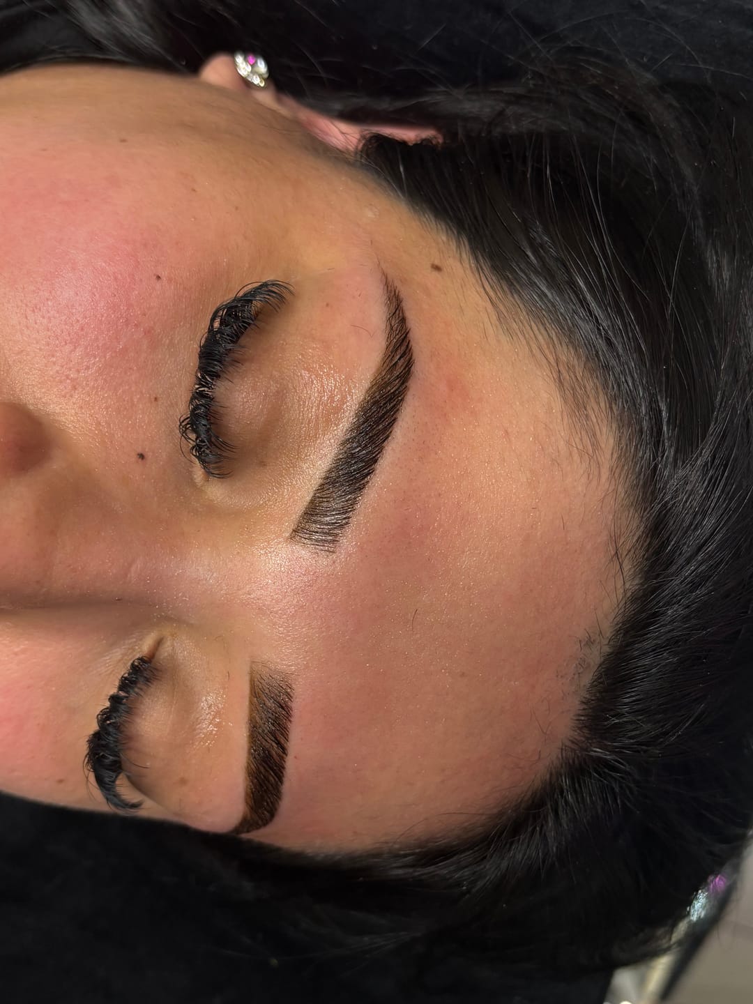 Customer photo review of Hybrid Stain and Eyebrow Lamination