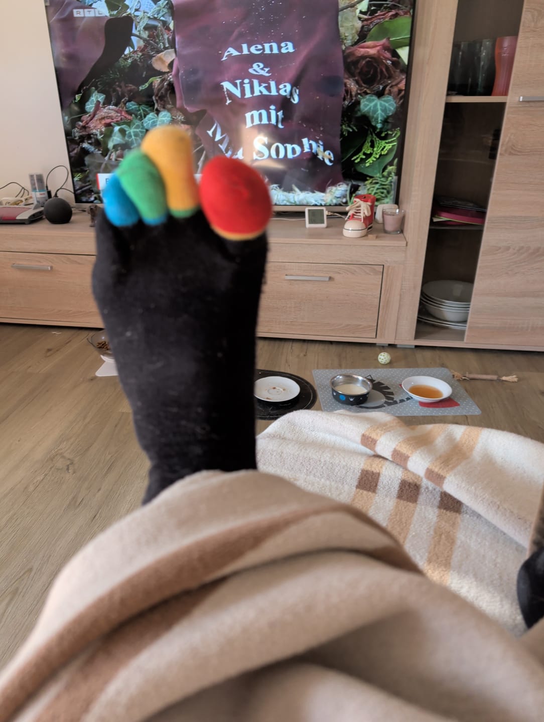 Customer photo review of 1 bis 10 Paar Zehen Socken Damen Herren Zehensocken Socken mit einzelnen bunten Zehen