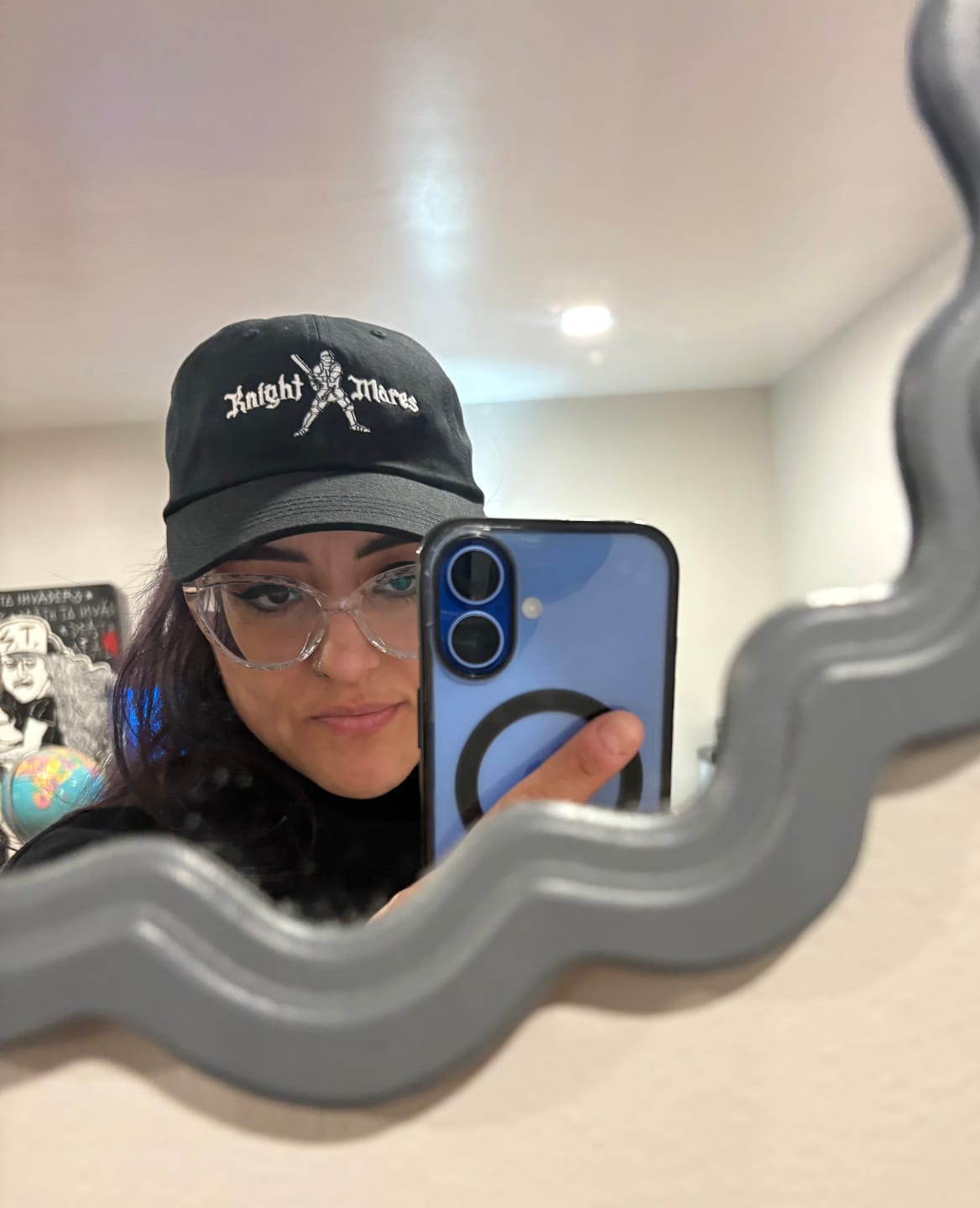 Customer photo review of Knight Mares Dad Hat