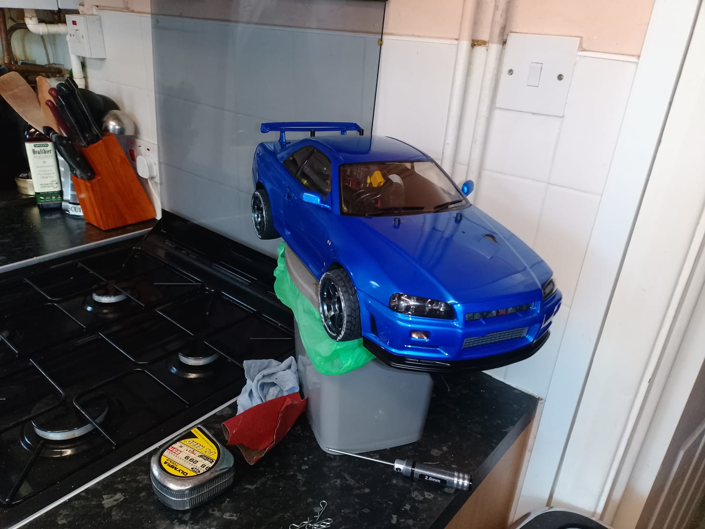 Customer photo review of 190mm Modified Shell Retaining Struts For 1/10 RC Rally Car