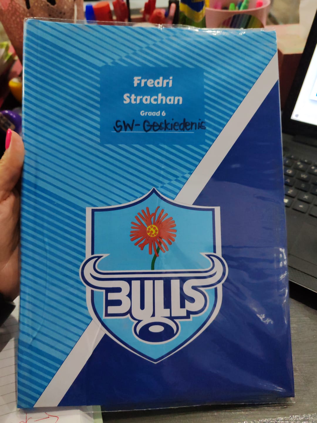 Customer photo review of Sports Teams - Book Covers