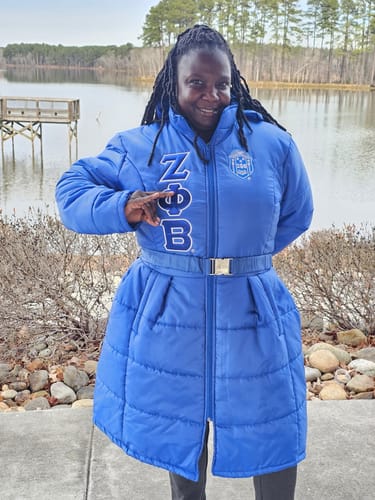 Customer photo review of Puffer Peplum Jacket ZETA-PRE ORDER