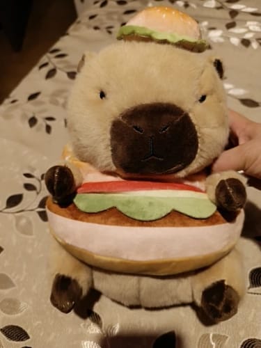 Customer photo review of Dress-Up Capybara Plush Doll