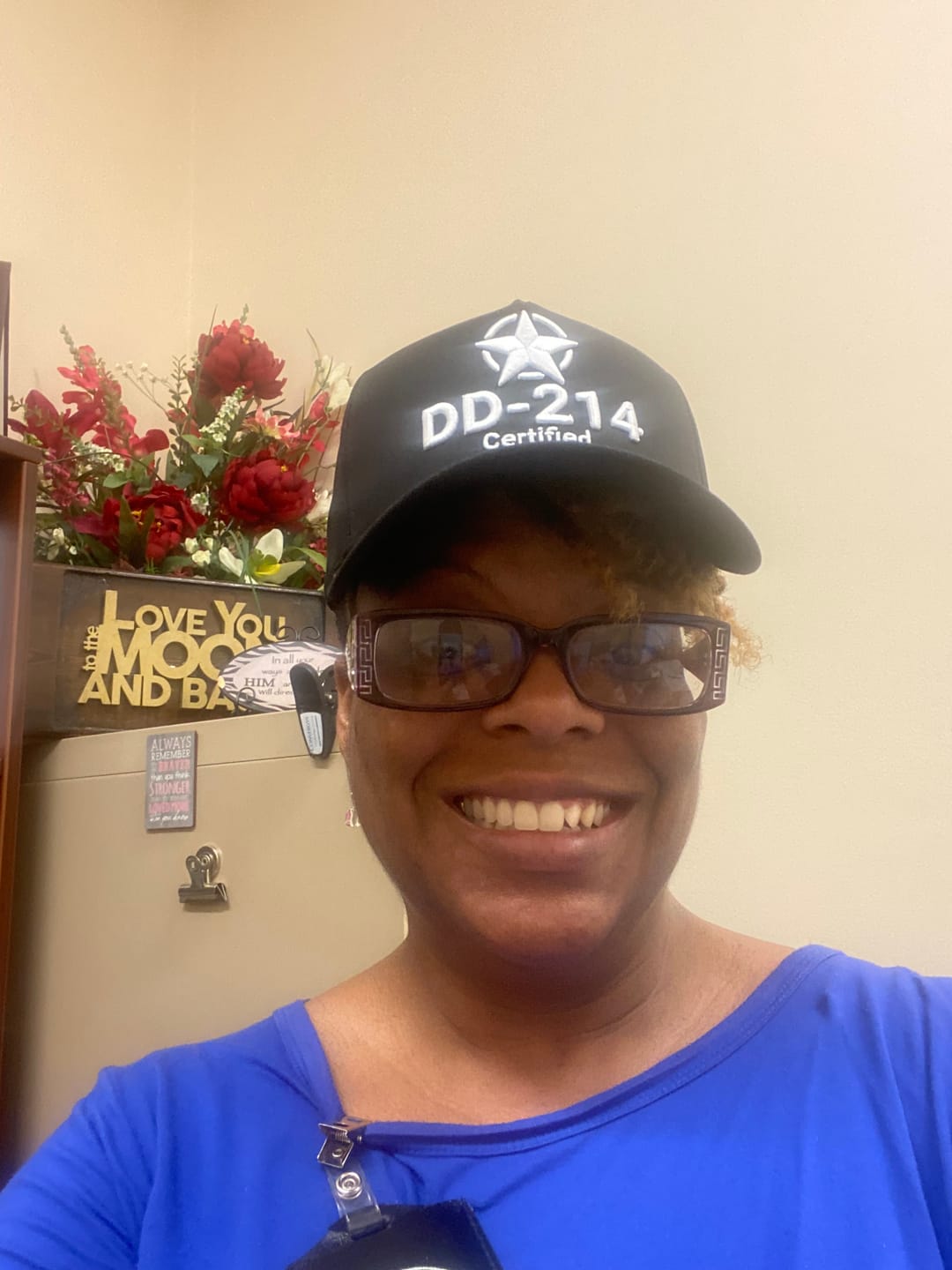 Customer photo review of Veterans Honor Snapback - (Black & White)