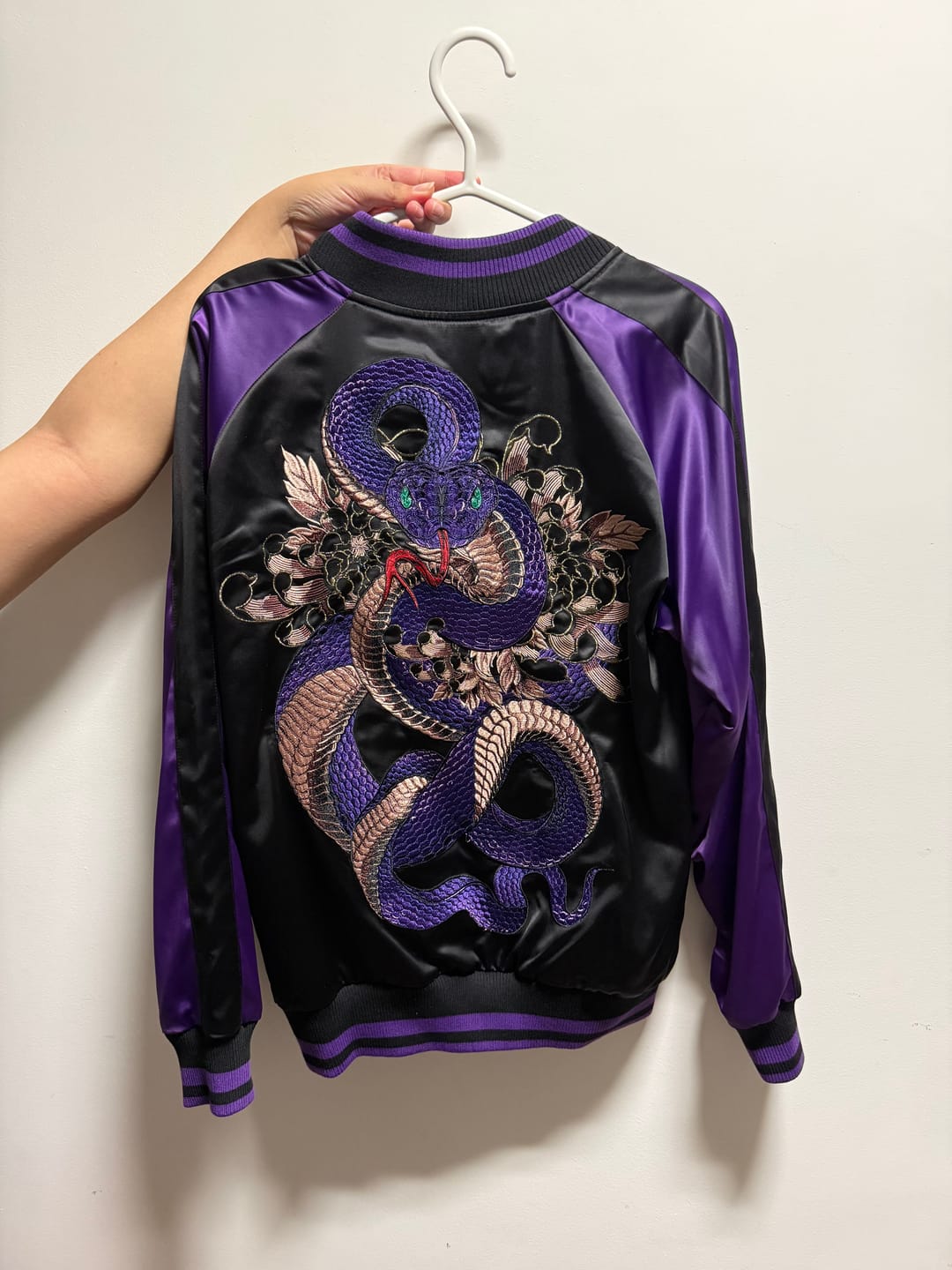 Customer photo review of Violet Viper Sukajan Jacket