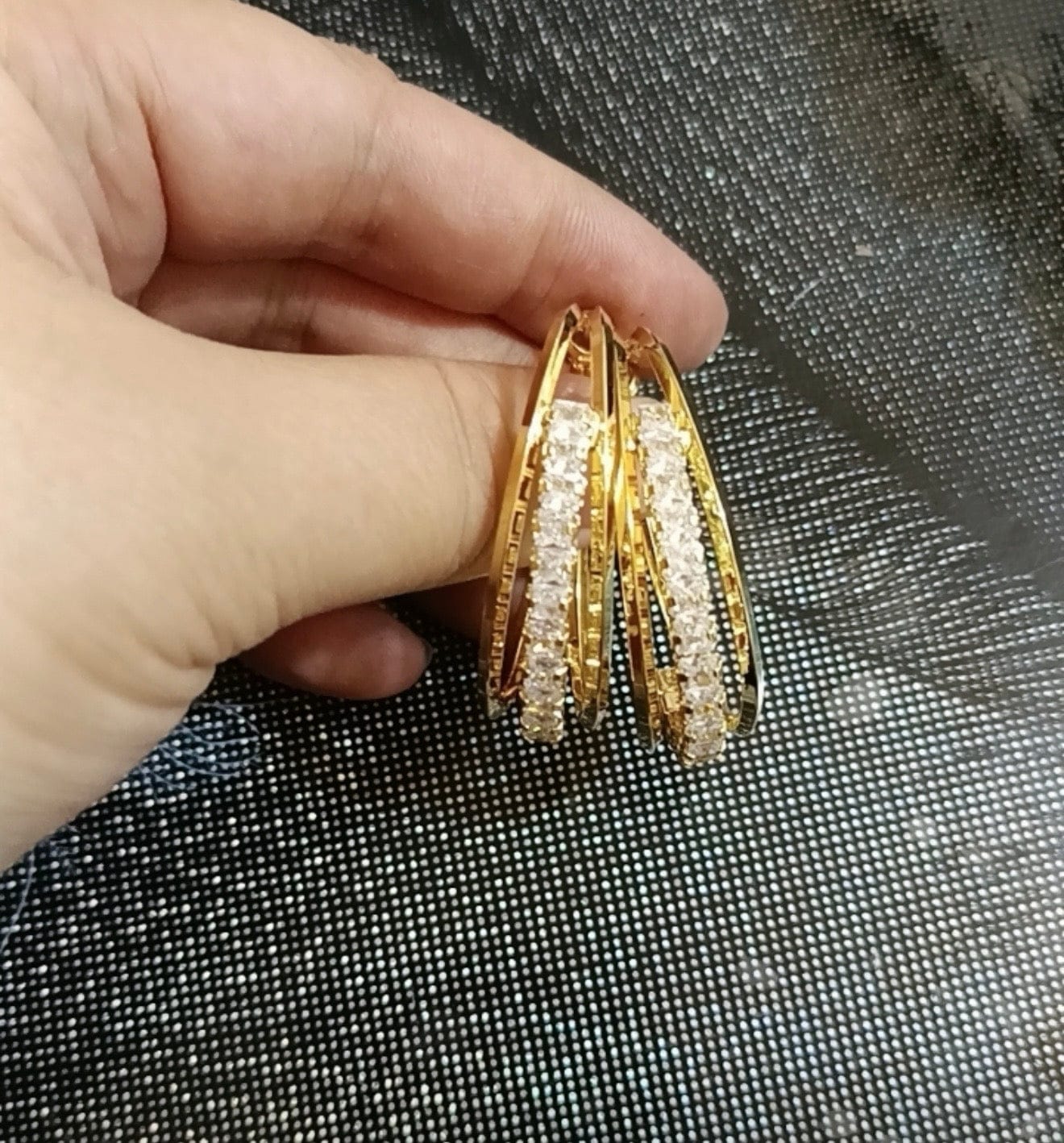 Customer photo review of Shae Earrings