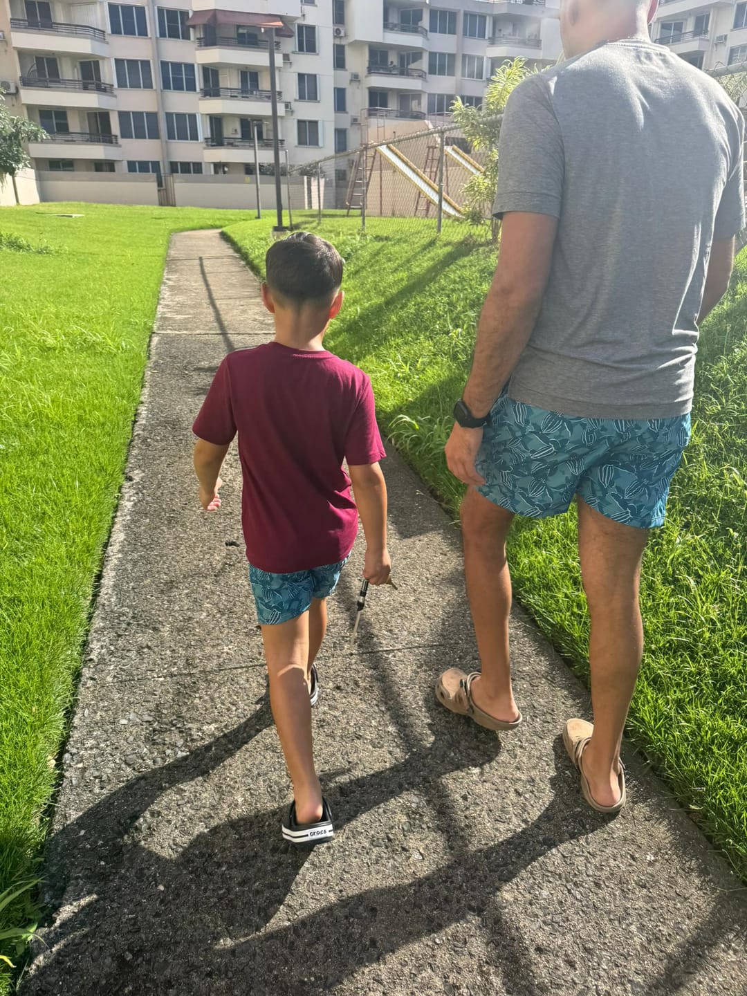 Customer photo review of TINGLAR  BOYS SWIM SHORT