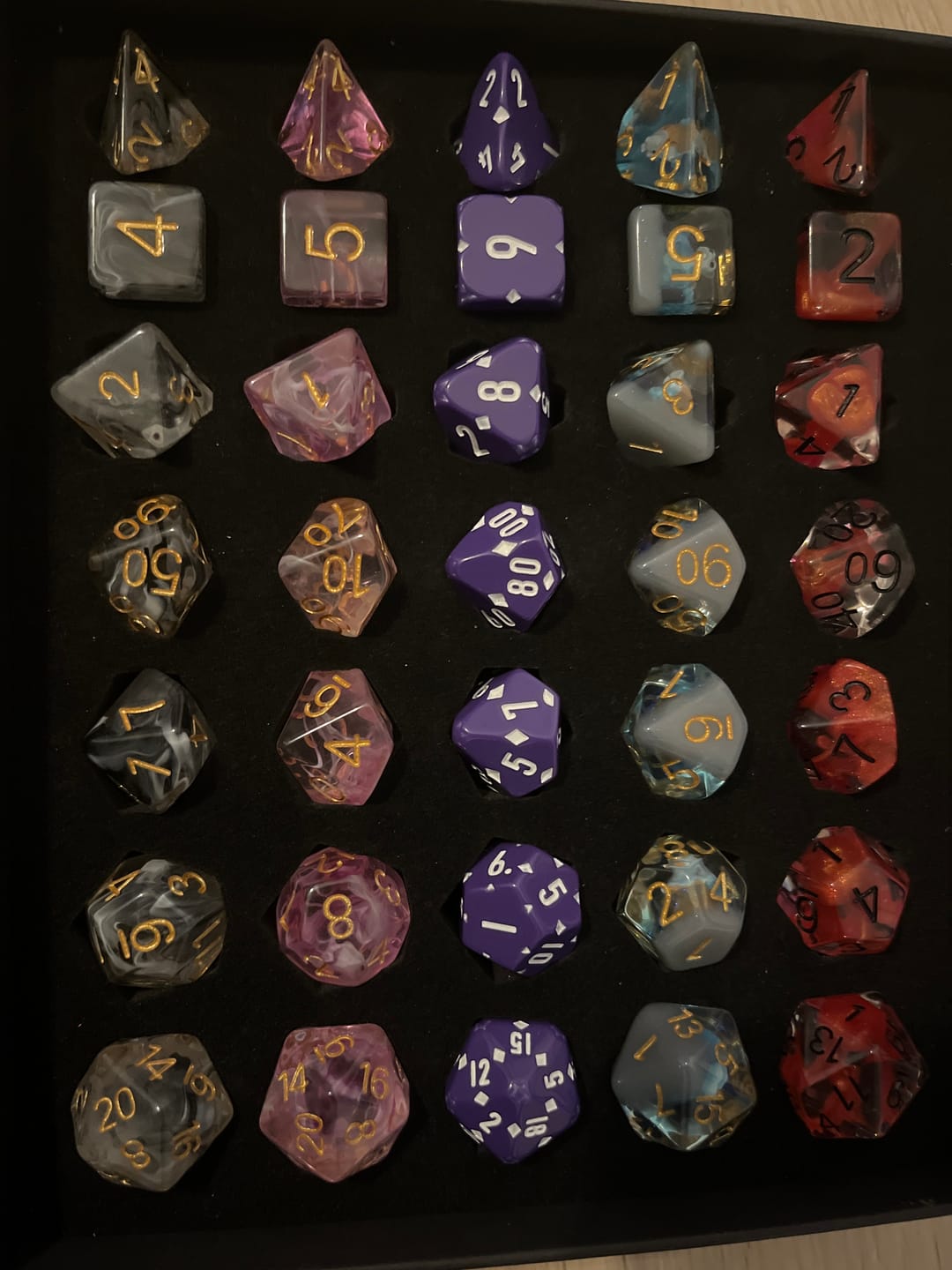 Customer photo review of Mystery Packs (Acryl, Resin, Metall)