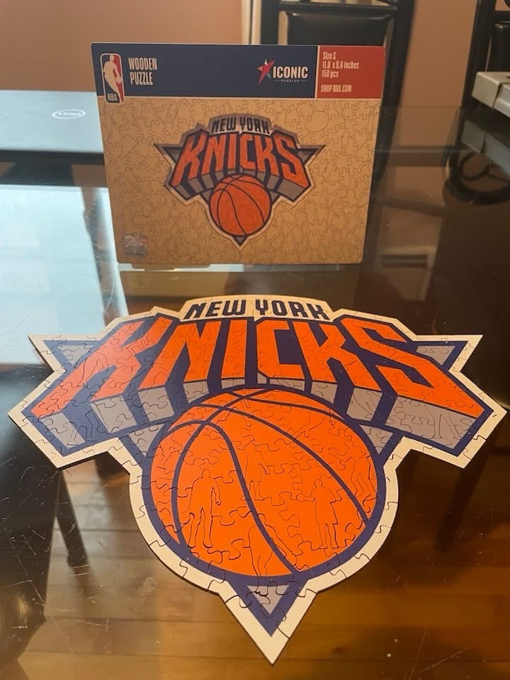 Customer photo review of New York Knicks™ - Wooden Puzzle