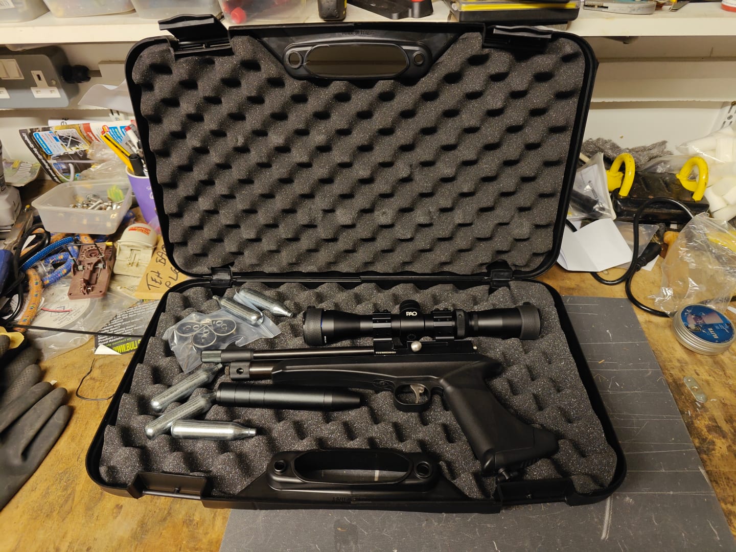 Customer photo review of Solutions XL Pistol Hard Case