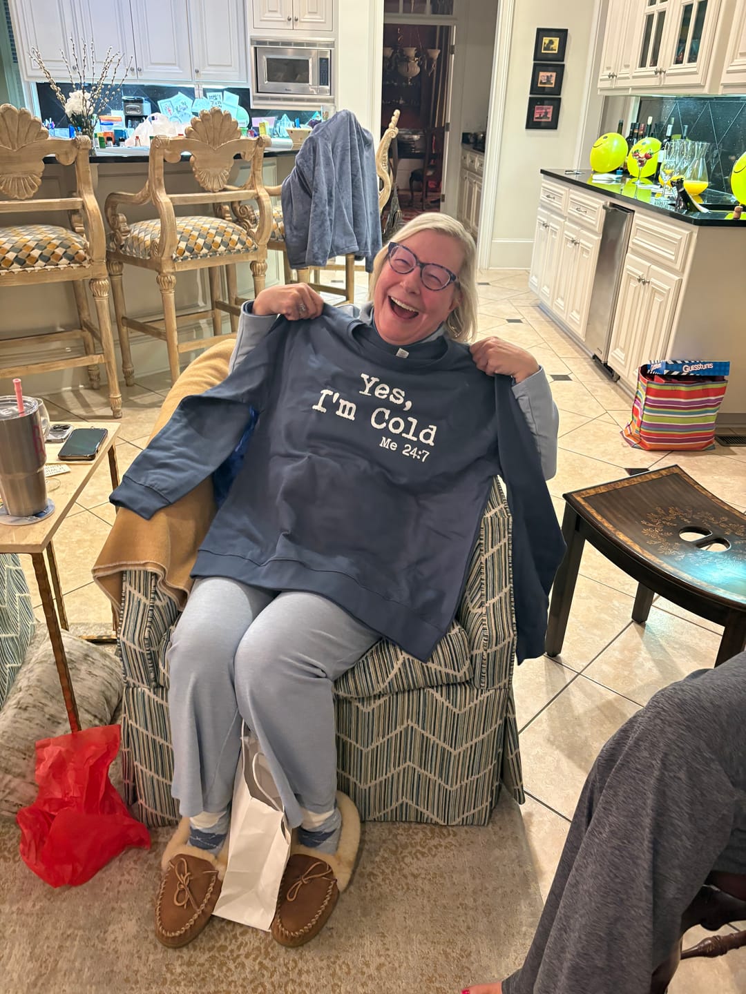 Customer photo review of Yes I'm Cold