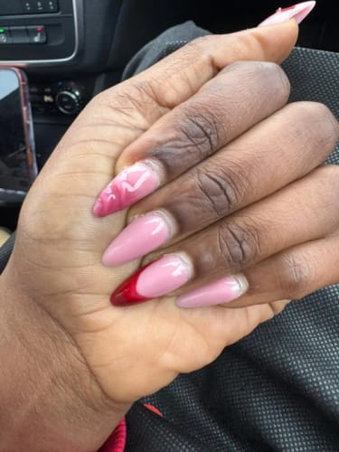 Customer photo review of Poly Nail Gel Extension Kit - 6 Colours