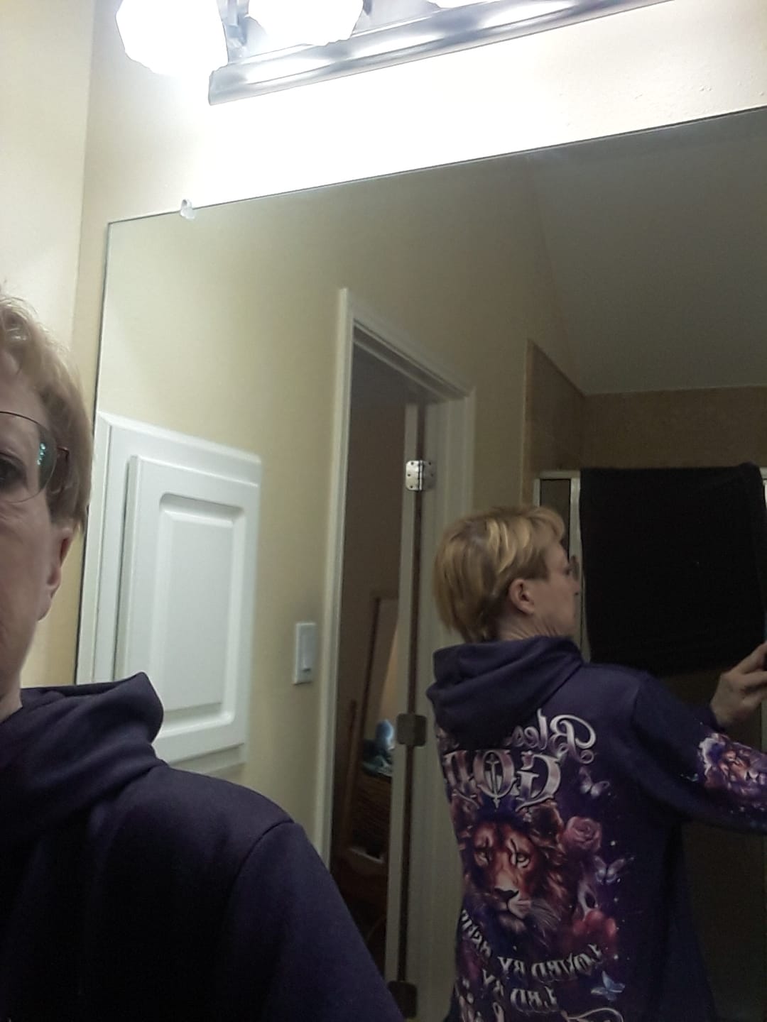 Customer photo review of Blessed By God Lion Women's All Over Print Shirt - Tyqy2611251