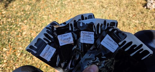Customer photo review of Purple Space Cookies (smalls)