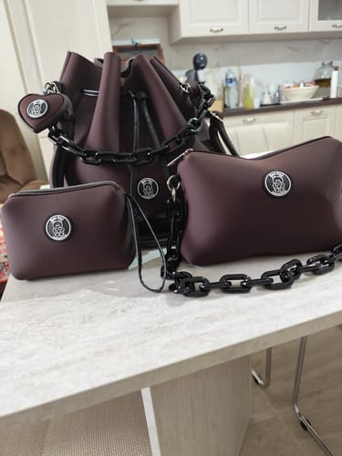 Customer photo review of TRIO | Secchiello + Pochette + Trousse