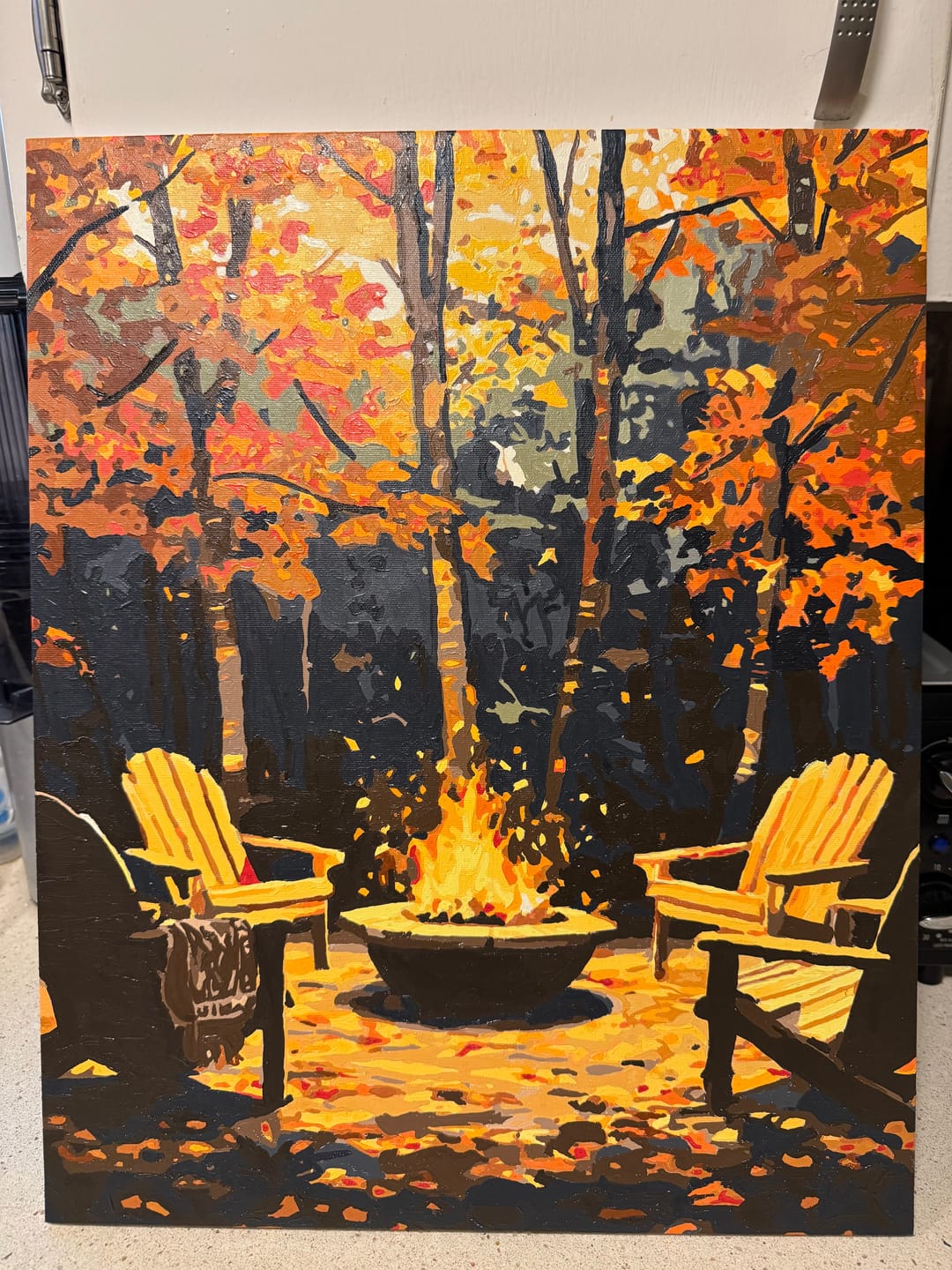 Customer photo review of Cozy Fire Pit