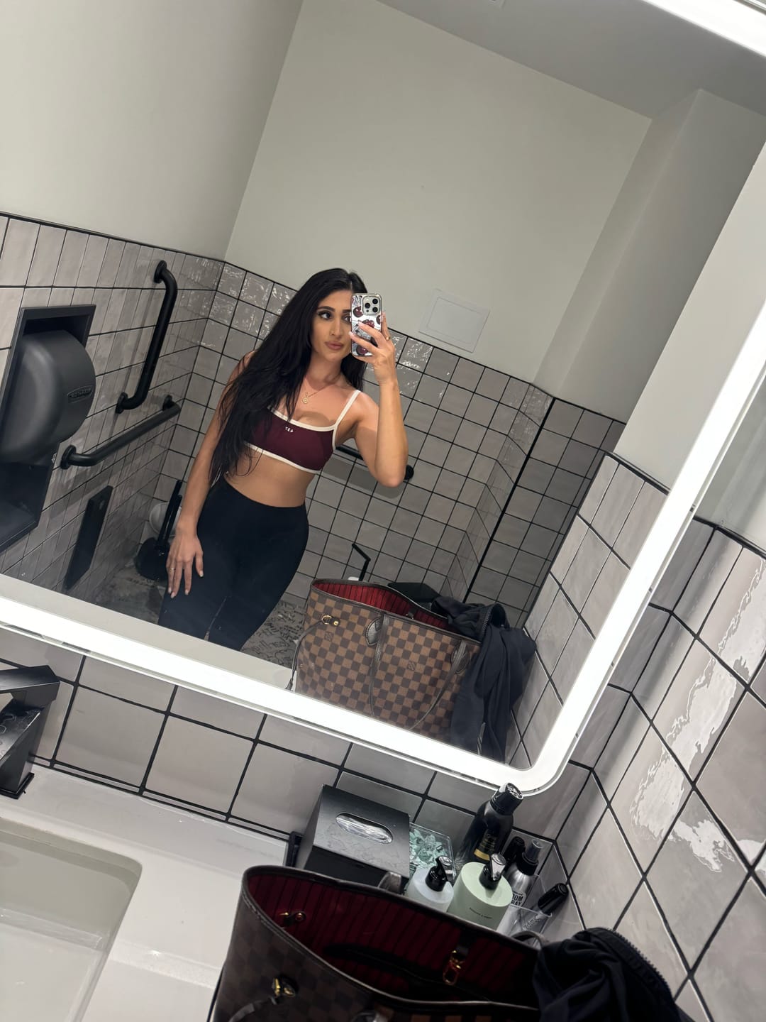 Customer photo review of The Micro Bra / BlackCherry-Cream