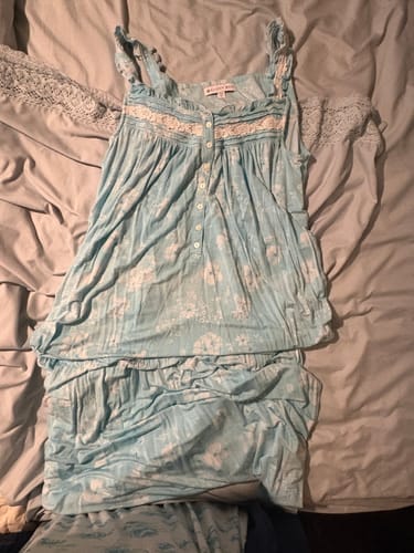 Customer photo review of Aqua Bloom Tencel ™ Modal Ballet Nightgown