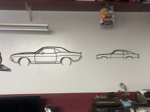 Customer photo review of Maverick 1970 Classic Silhouette Metal Wall Art