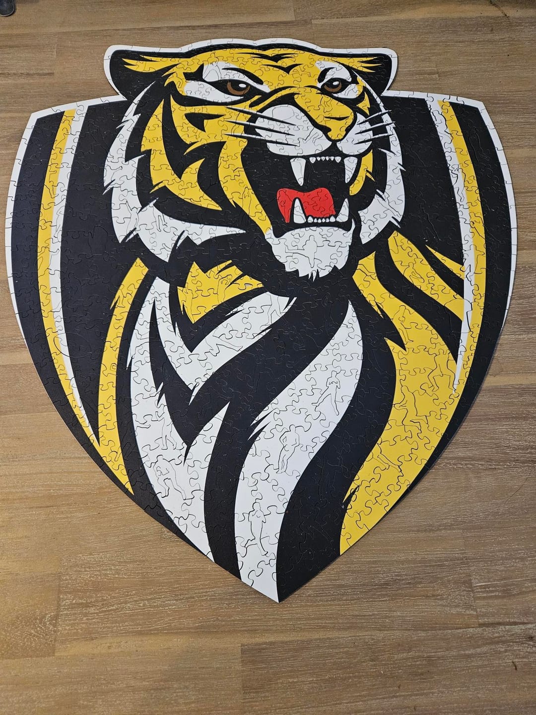 Customer photo review of Richmond FC Logo - Wooden Puzzle