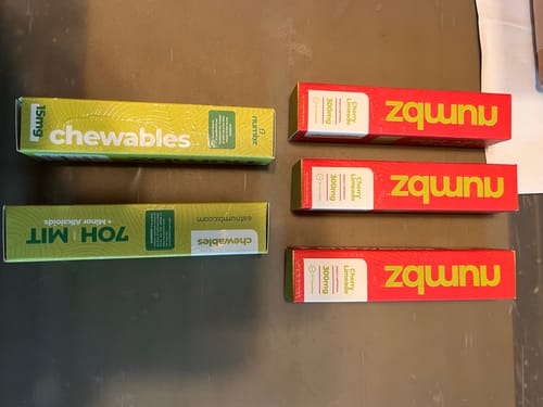 Customer photo review of Numbz Chewables 500mg