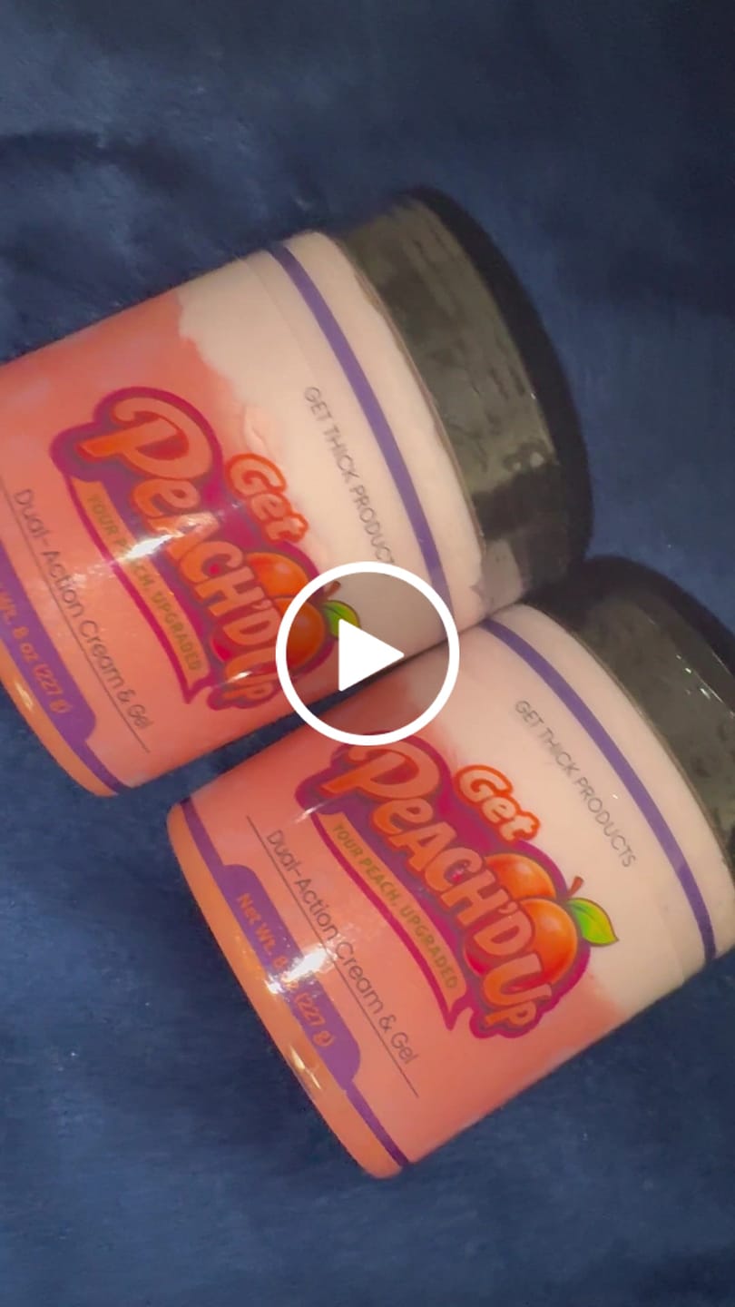 Customer video review of 🍑 Get Peach’D Up Dual-Action Cream – 8 oz Peach Body Cream for Women’s Curves