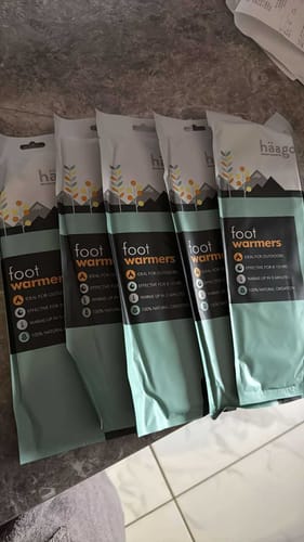 Customer photo review of Pėdų šiltukai (vidpadžiai) Foot warmers
