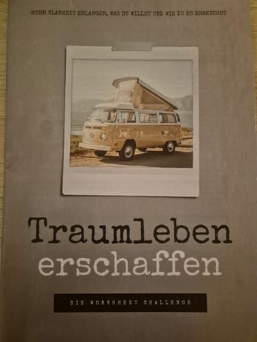 Customer photo review of "Traumleben Erschaffen" - Die Worksheet Challenge als DINA4 Workbook
