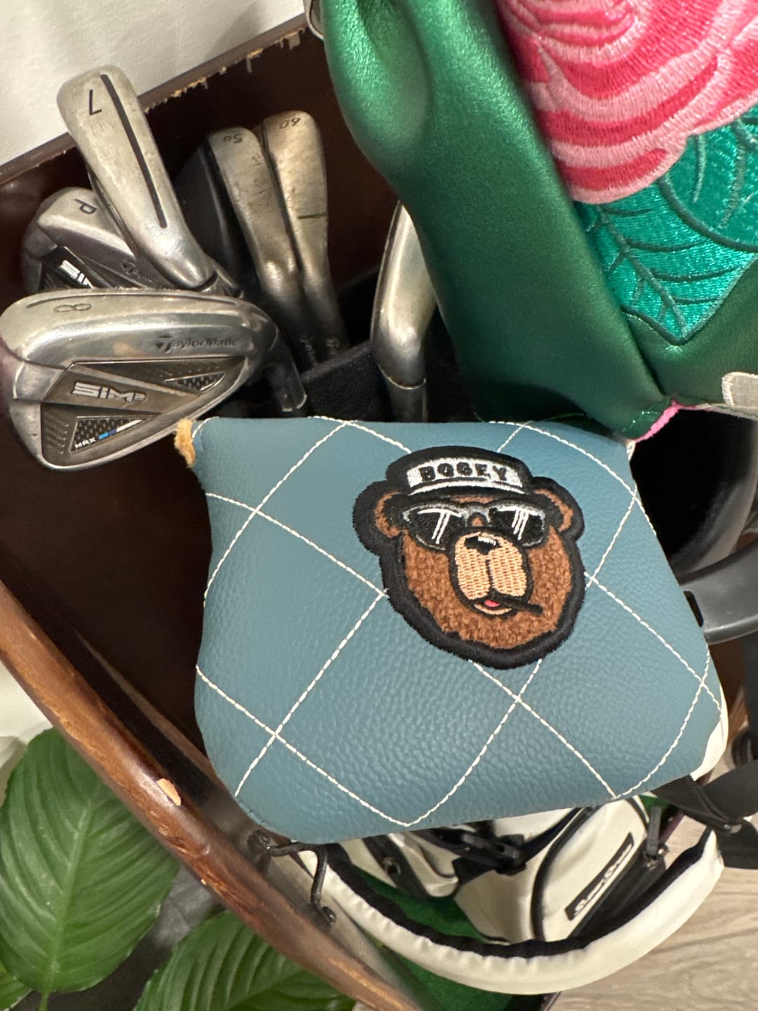 Customer photo review of Bogey Quilt Vegan Headcovers
