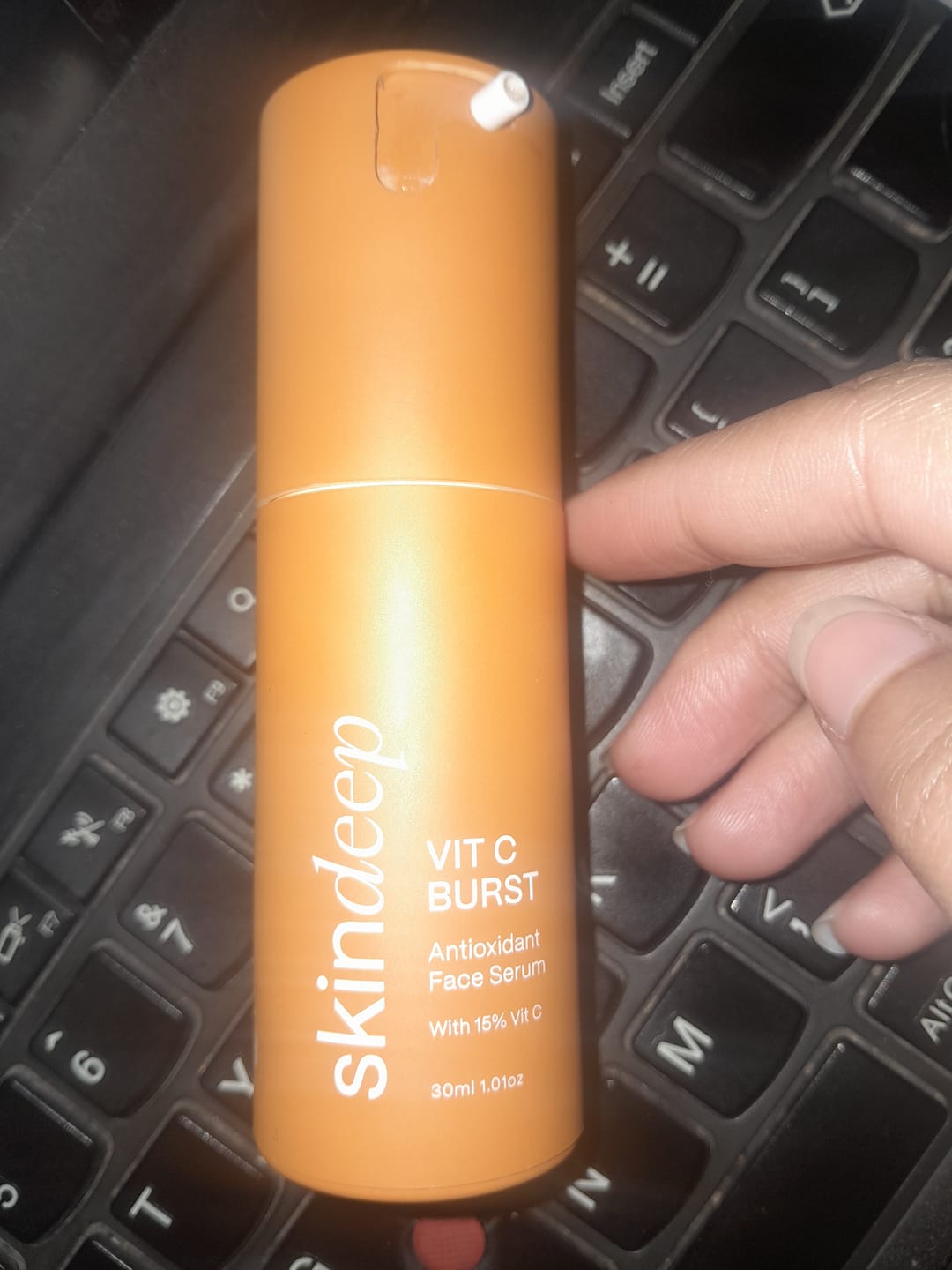 Customer photo review of Vit C BURST - Antioxidant Face Serum