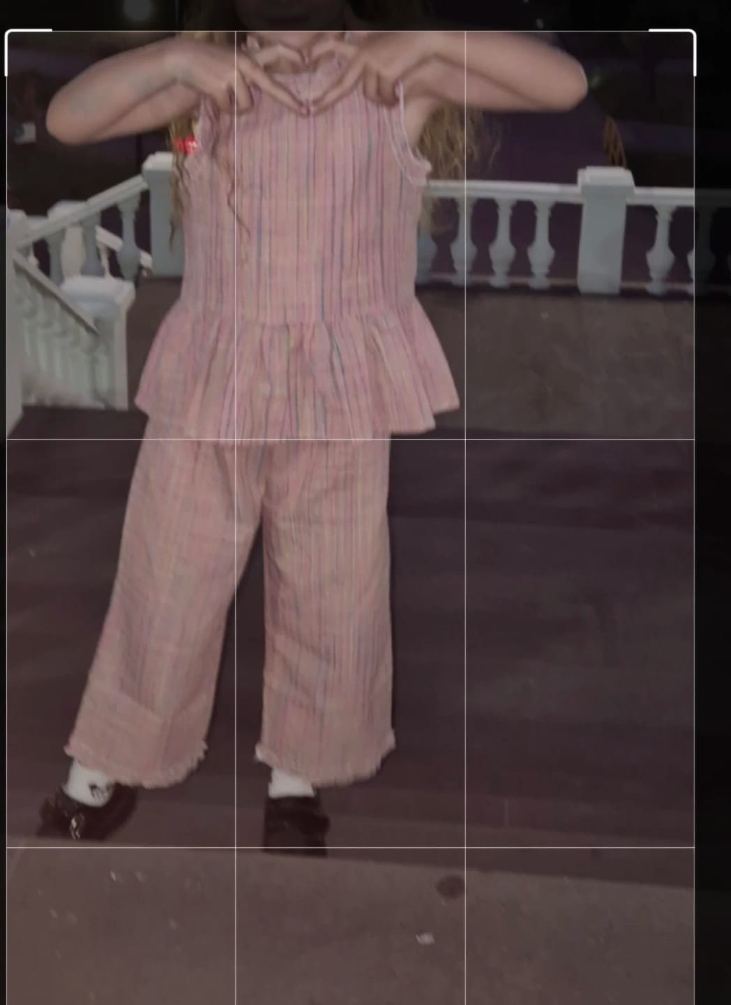 Customer photo review of Flare Top and Loose Pants Set