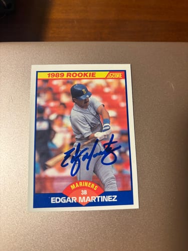 Customer photo review of Edgar Martinez Autograph Signing