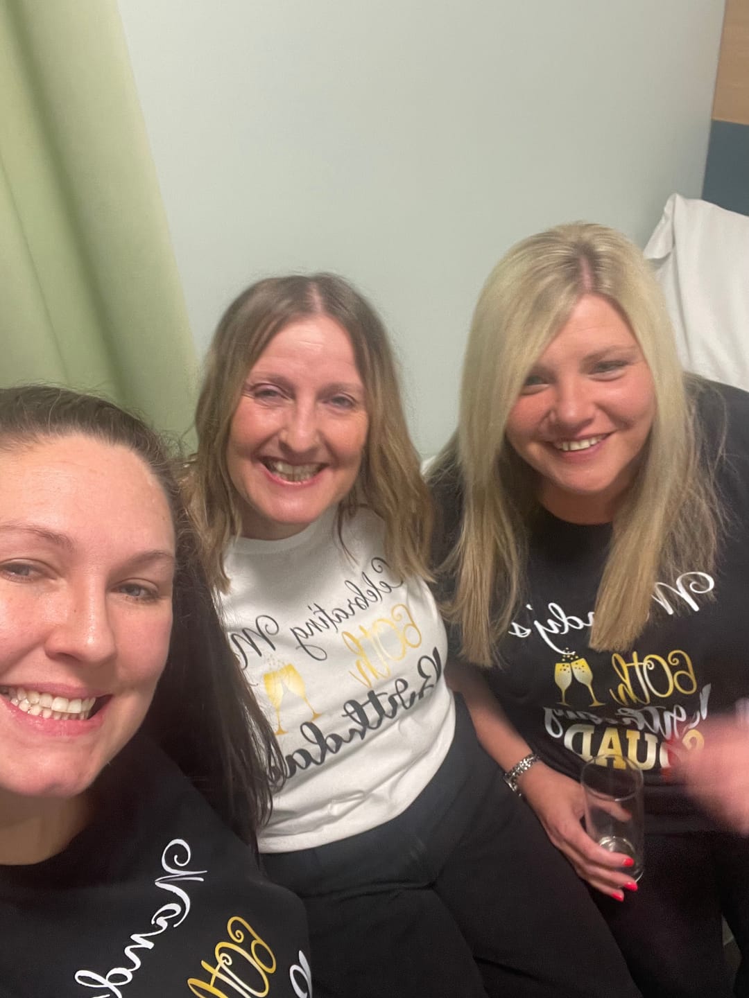 Customer photo review of Personalised Birthday Squad Black Gold  T-Shirts