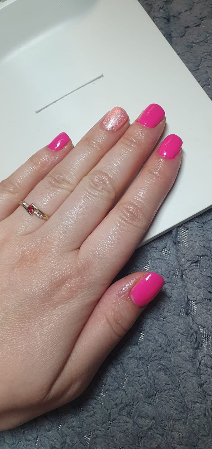 Customer photo review of Semilac Fiber Base UV Gel Polish