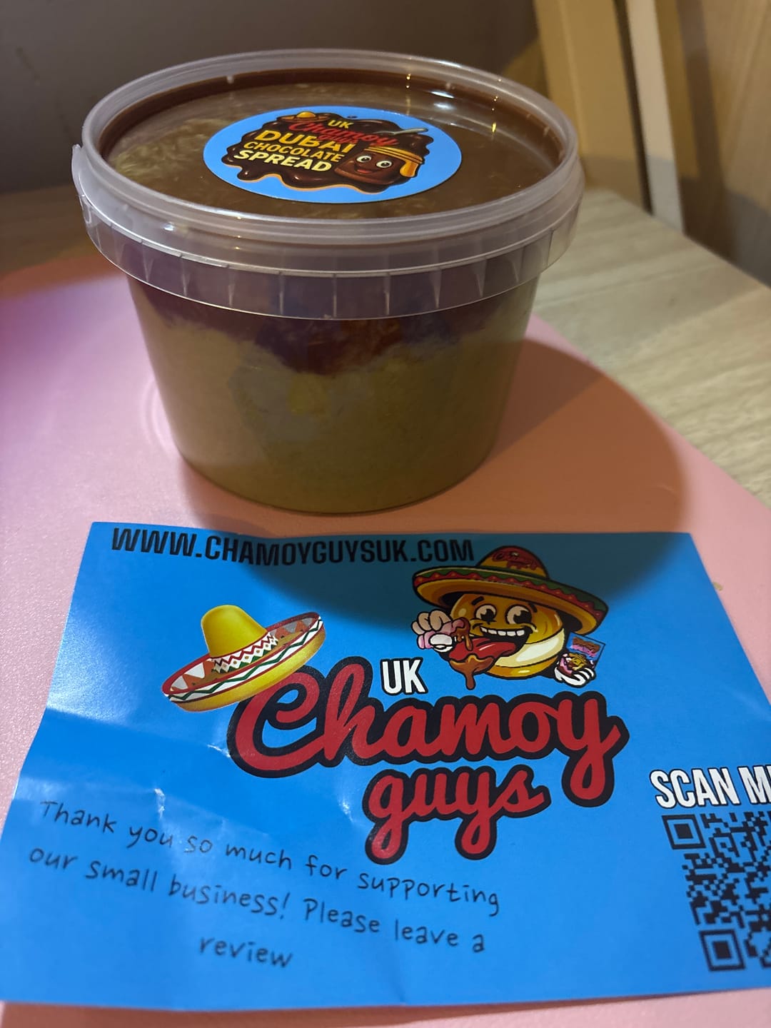 Customer photo review of Dubai Chocolate Lemon Cake Spread | Kunafa Stack’d Selection | CHOOSE YOUR FLAVOUR