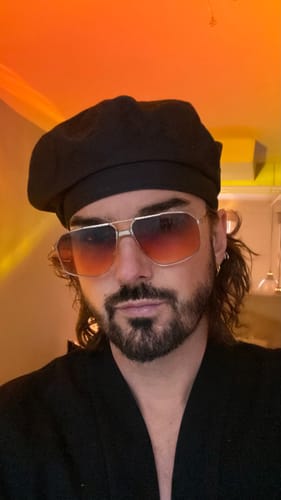 Customer photo review of Retro British Breathable Beret Hat