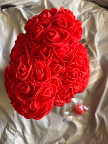 Customer photo review of ❤️ LoveBear – Der Bär aus Rosen