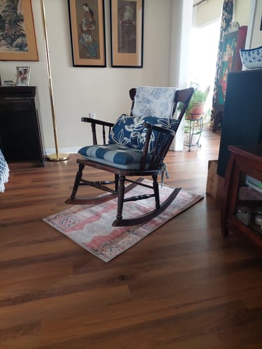 Customer photo review of Amira Moroccan Dusk in Multicolor : Runner Rug