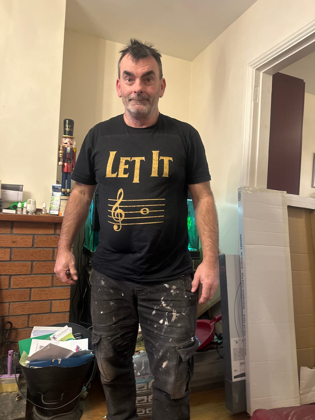 Customer photo review of Let It B T-Shirt