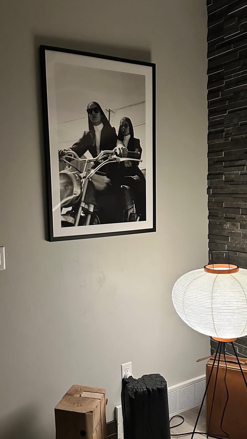 Customer photo review of Nuns on Wheels Poster