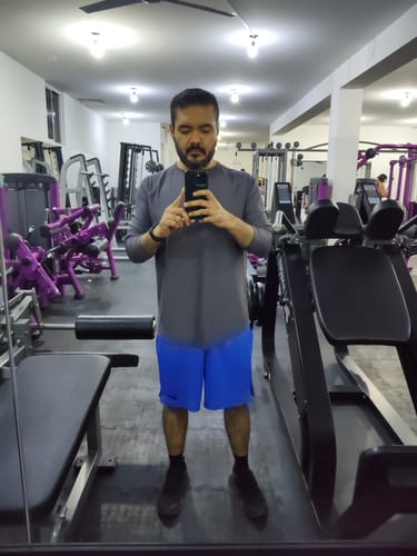 Customer photo review of Training Long Sleeve - Oxford Gray